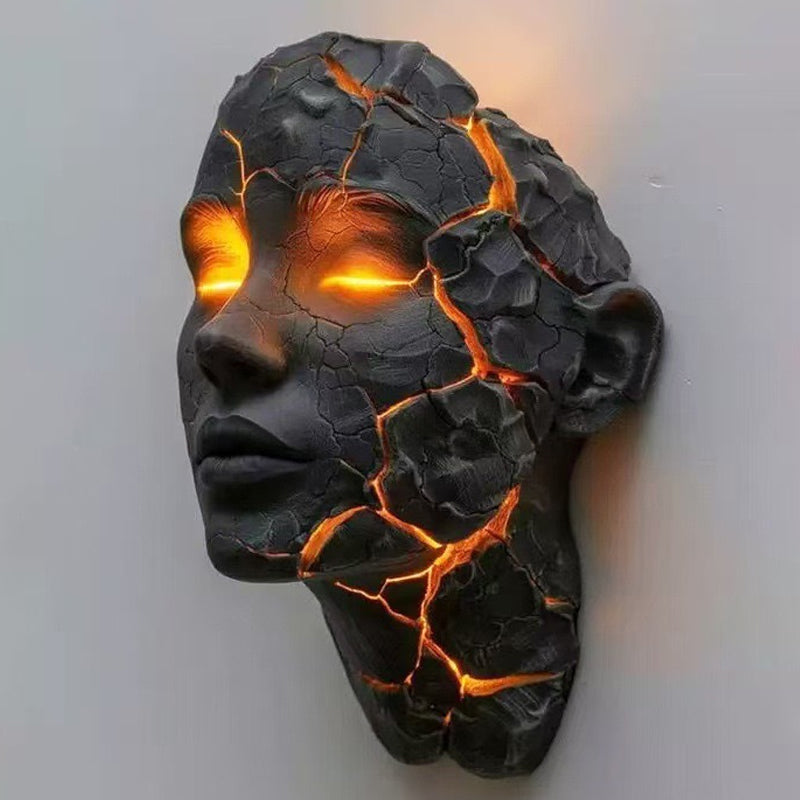 🕯️ Cracked Soul Wall Light