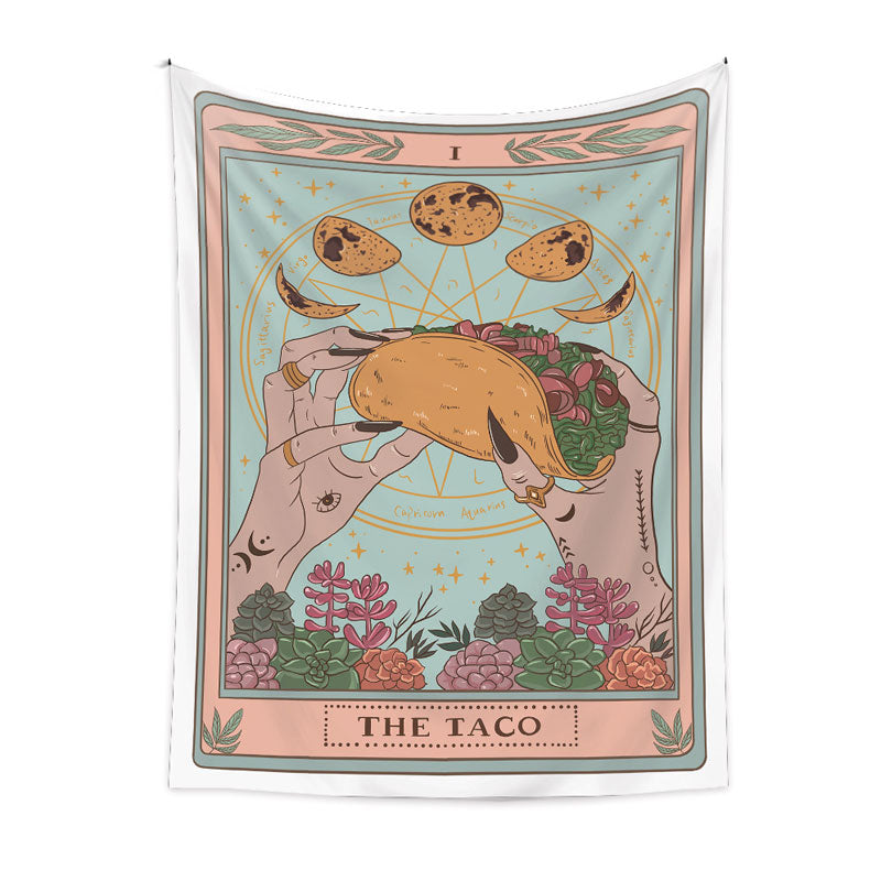 🌙 Bohemian Tarot Tapestry Wall Hanging