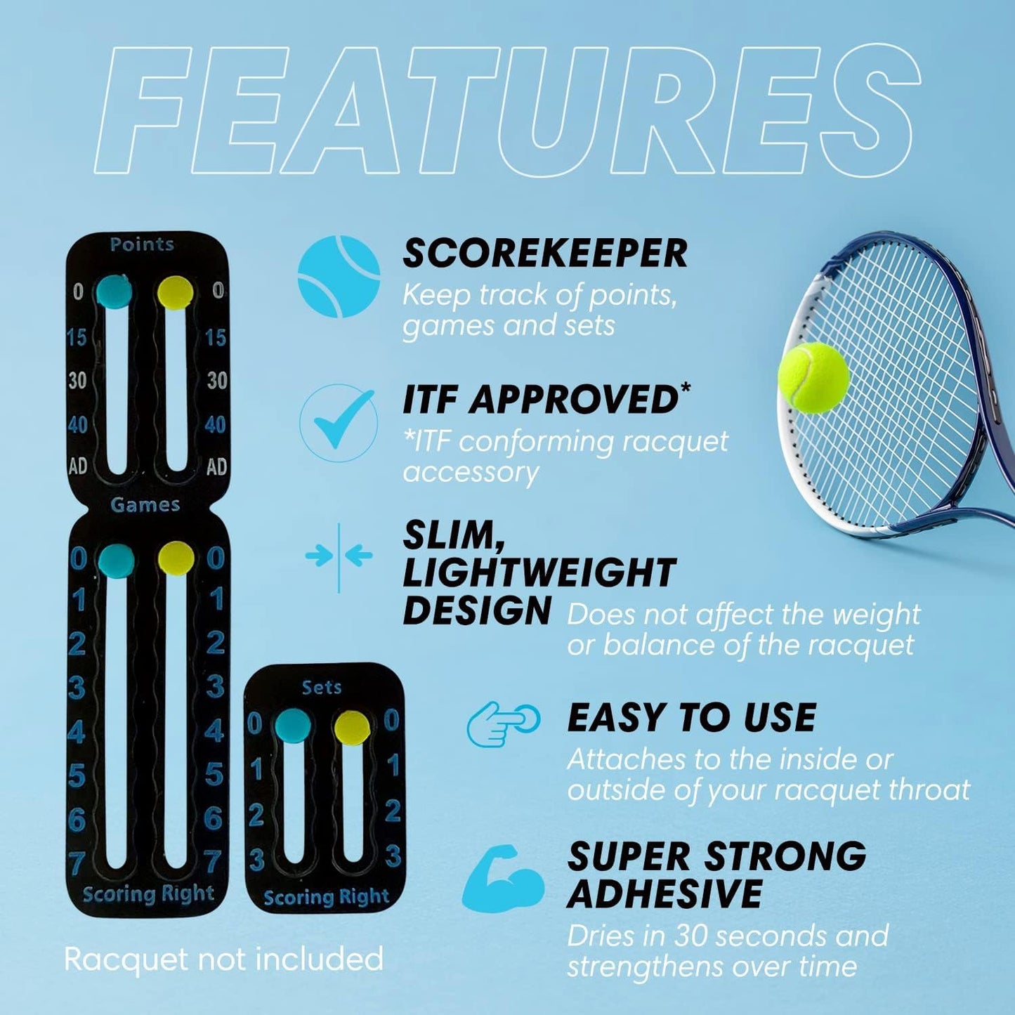 Tennis Score Keeper Scoring Right