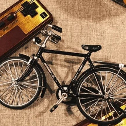 🚲 LIMITED-TIME 50% OFF! ✨ DIY Retro Bicycle Model 1:10 Scale – Metal Alloy, Realistic Detailing, Desk Decor & Gift 🎁
