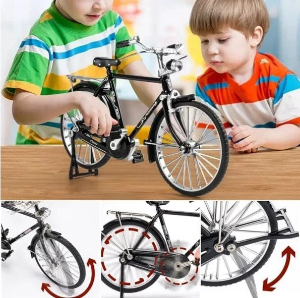 🚲 LIMITED-TIME 50% OFF! ✨ DIY Retro Bicycle Model 1:10 Scale – Metal Alloy, Realistic Detailing, Desk Decor & Gift 🎁