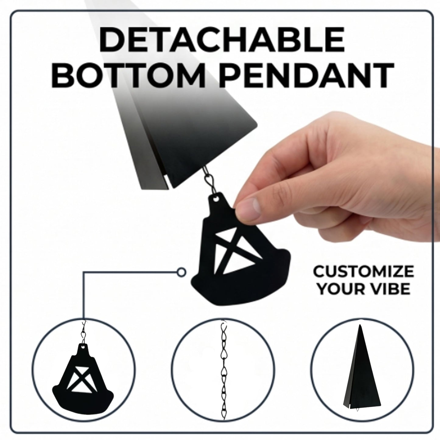Outdoor Wind Chimes — Suitable for Garden, Patio, or Porch Decor