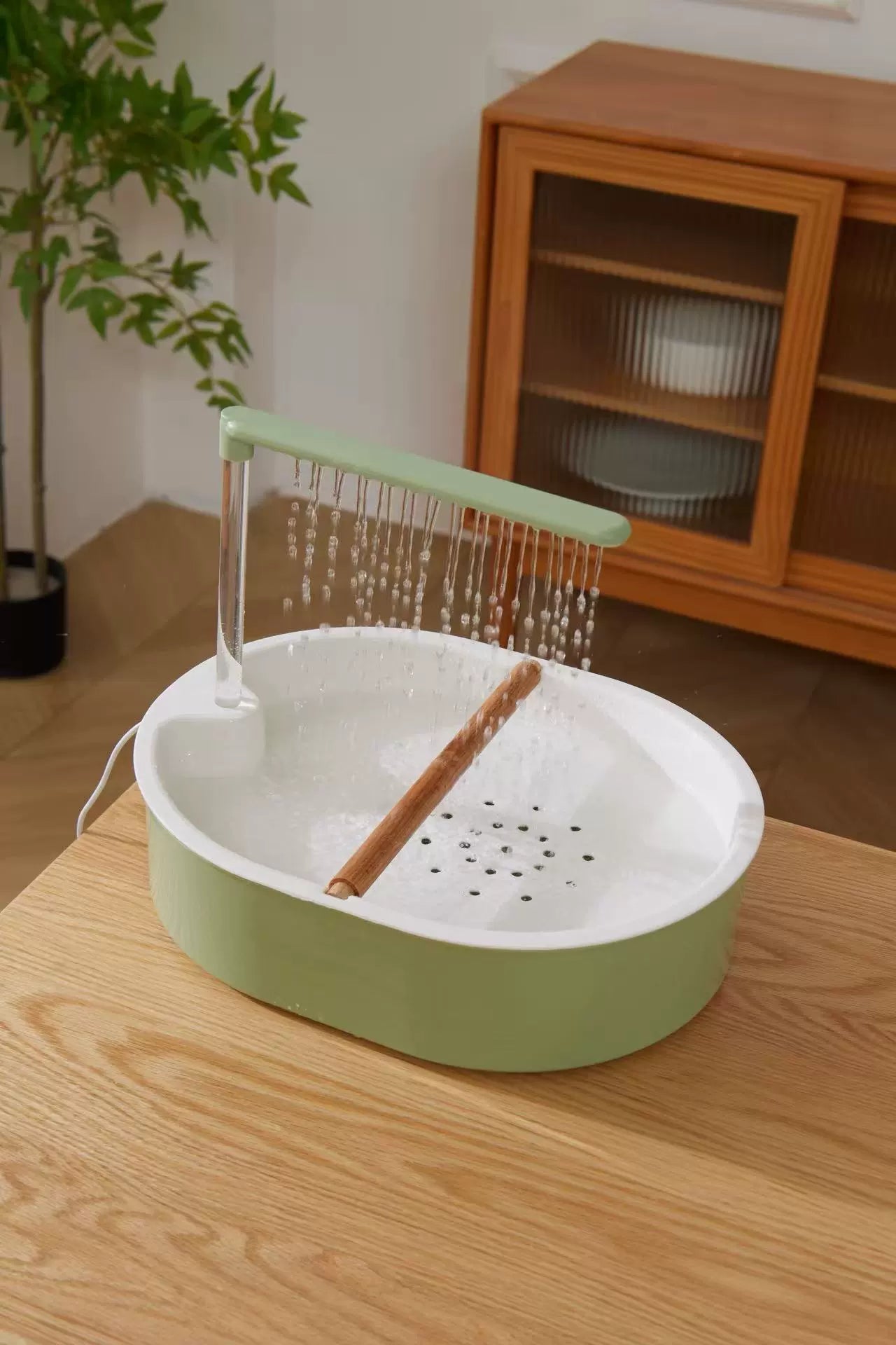 🐦 LIMITED-TIME SALE! 🚿 Electric Bird Bath with Rain Shower & Perch – Safe, Quiet Pump for Happy Birds 🛀
