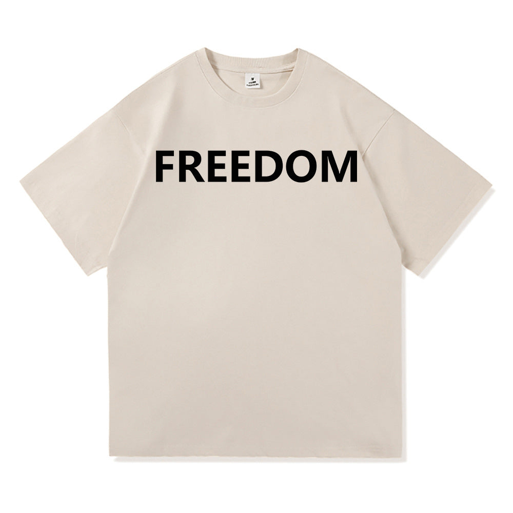 Miesten T-paita, jossa on Liberty-kuvio