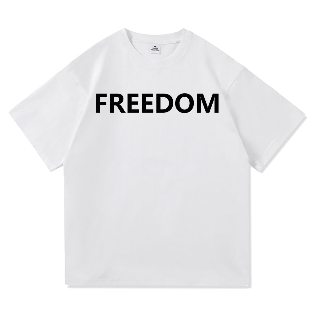 Miesten T-paita, jossa on Liberty-kuvio