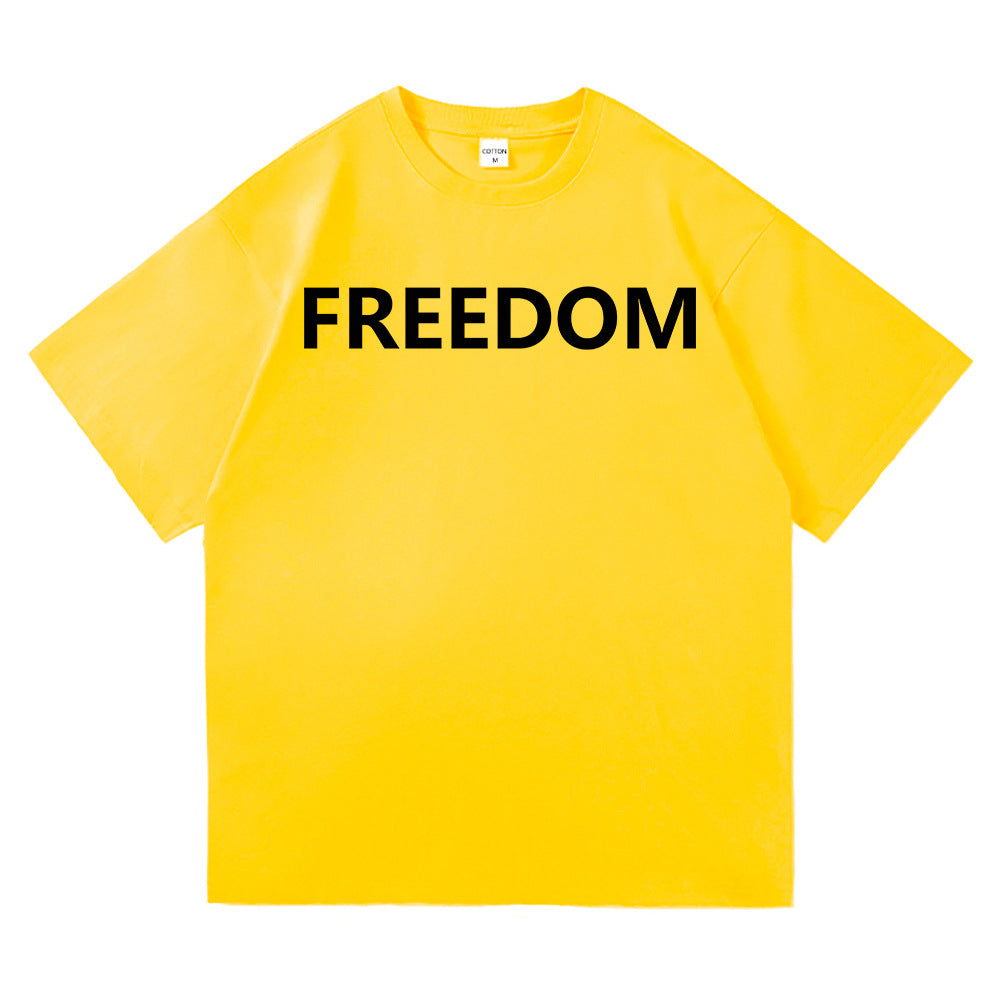 Miesten T-paita, jossa on Liberty-kuvio