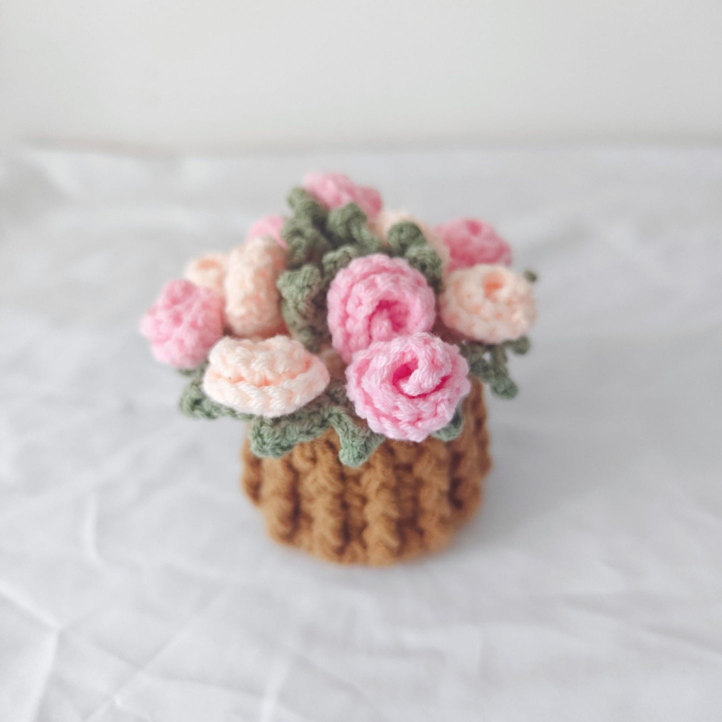 Hand Knitted Lily Of The Valley Coaster