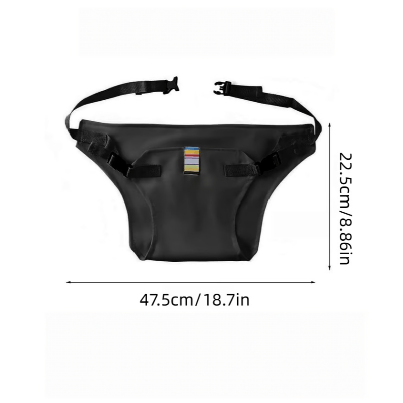 Seat belts for child seats – Portable holder for the food stra