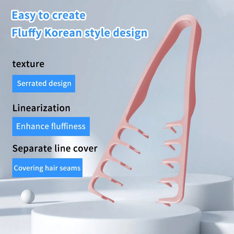 Pörröinen teksturoitu kampa - Luo helposti pörröinen tyyli