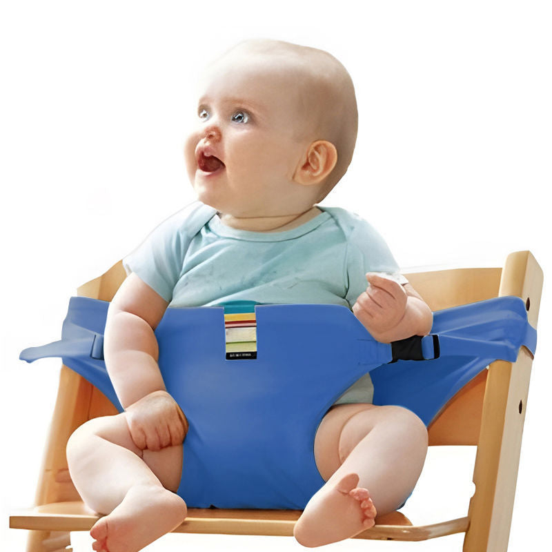 Seat belts for child seats – Portable holder for the food stra