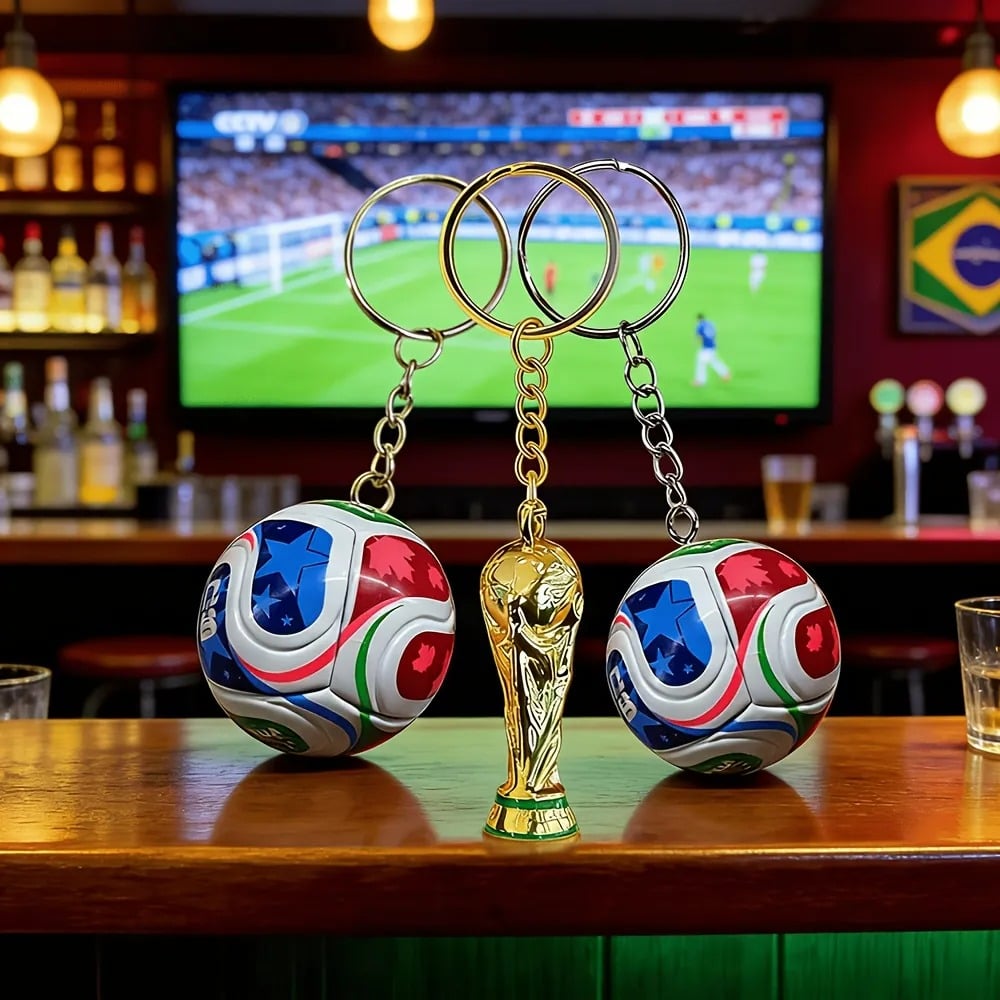 2026 FIFA World Cup (USA–Mexico–Canada) Keychain: Take the spirit of the game with you wherever you go ✨
