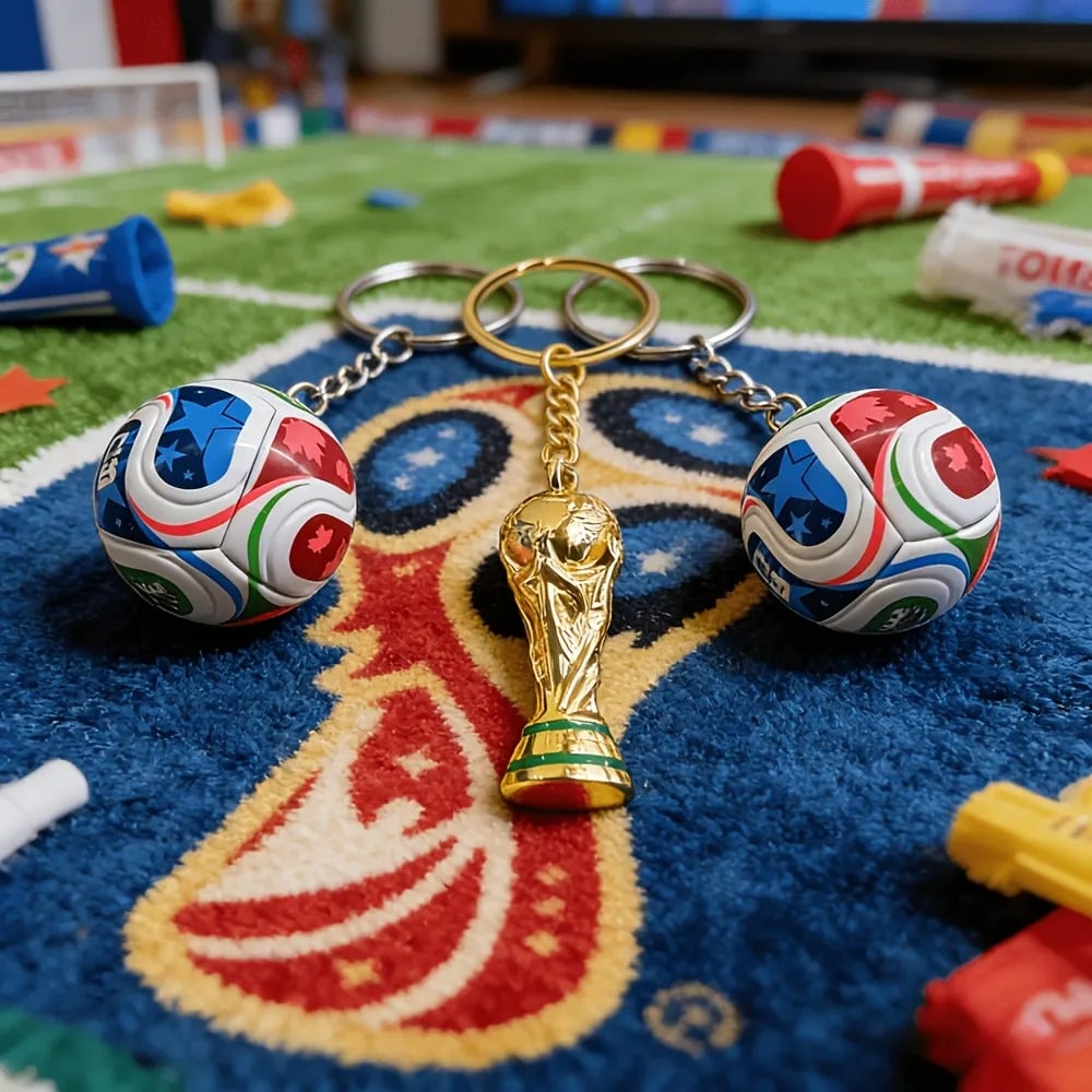 2026 FIFA World Cup (USA–Mexico–Canada) Keychain: Take the spirit of the game with you wherever you go ✨