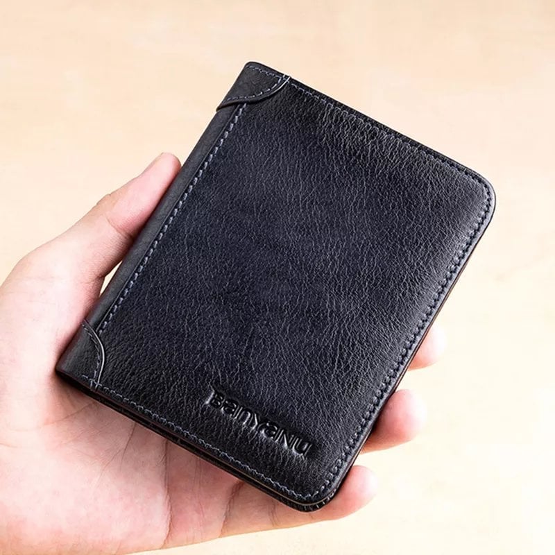 💼 LIMITED TIME 40% OFF! 🛡️ Genuine Leather RFID Blocking Wallet – Waterproof, Slim, Large Capacity 🔐