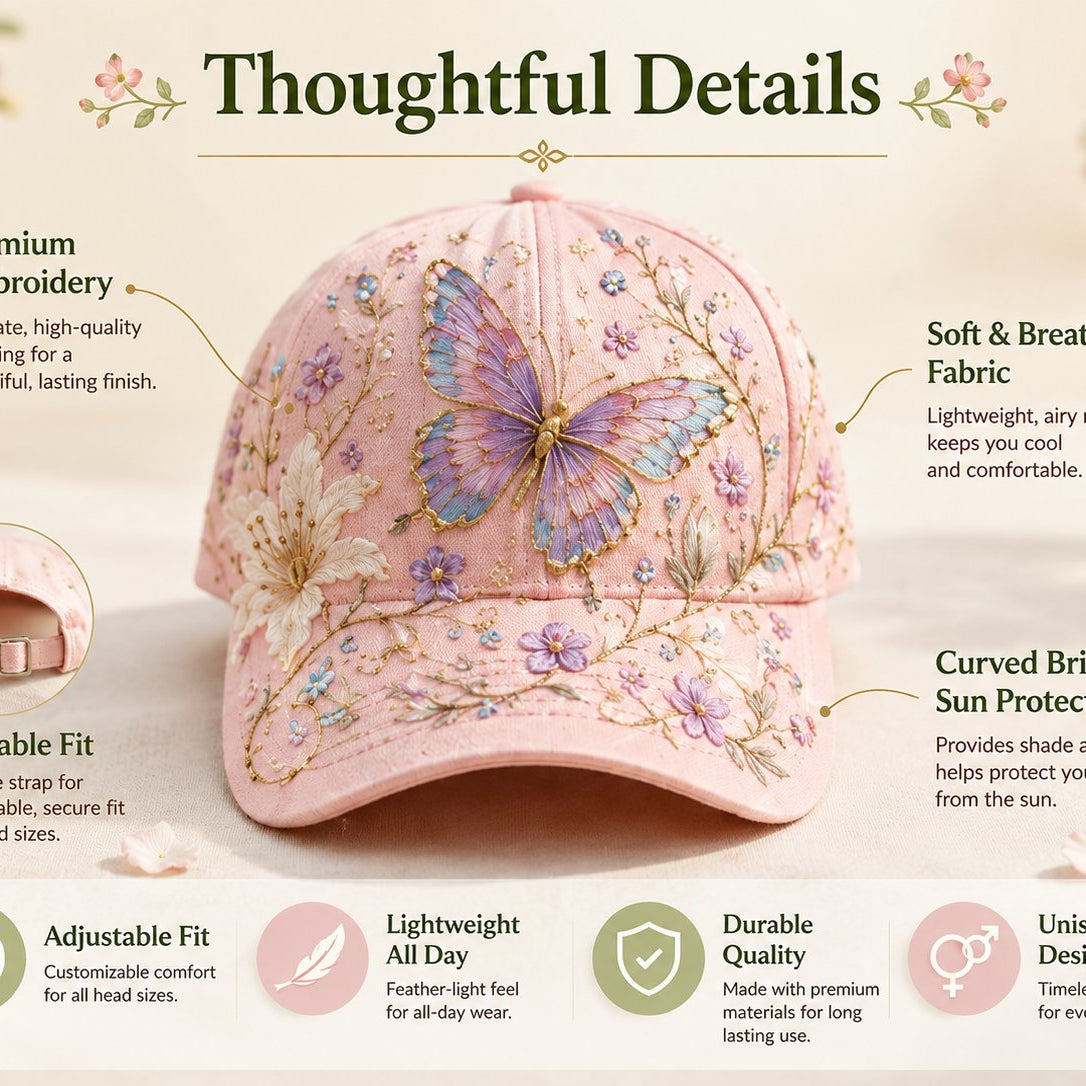🔥Last day – 50% off 🌸🌿 Garden Morning Cap