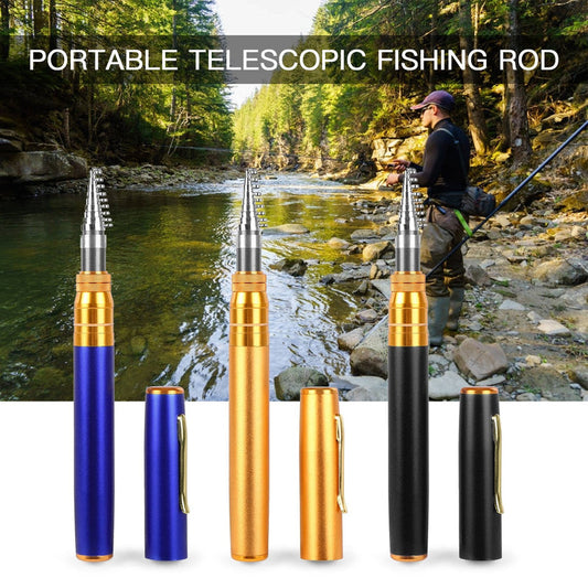 Ultra-Short Pen Fishing Rod Set (Complete)