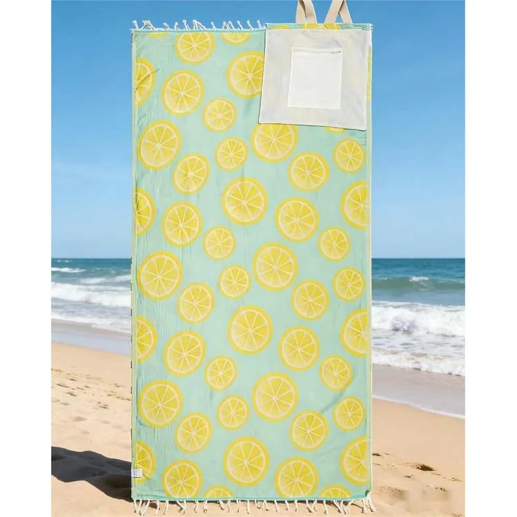 🏆Flash Sale-50% OFF 🏖️2-in-1 Convertible Towel & Backpack with Inner Zip Pocket & Sand-Repelling Fabric