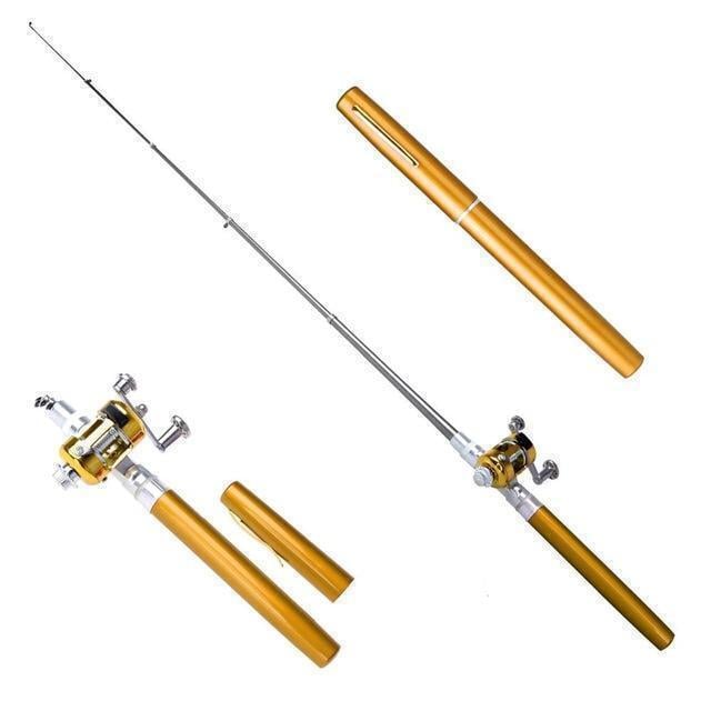 Ultra-Short Pen Fishing Rod Set (Complete)