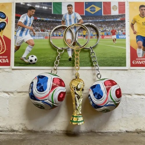 2026 FIFA World Cup (USA–Mexico–Canada) Keychain: Take the spirit of the game with you wherever you go ✨