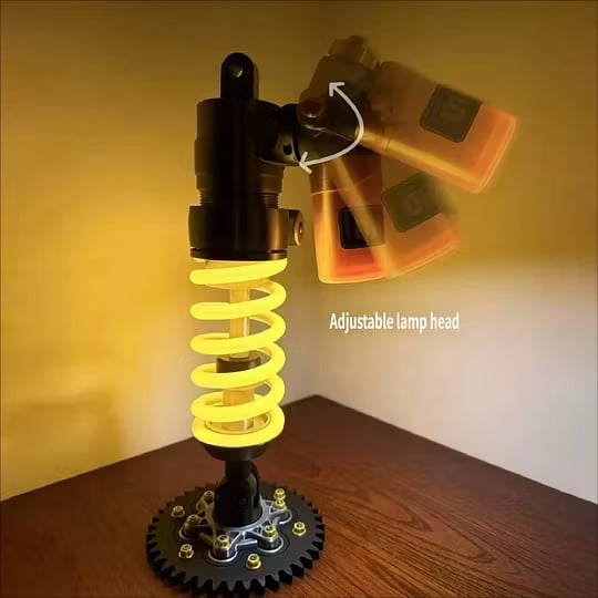 🎁Father's Day Limited Sale🔥Inspired Suspension Shock Absorber Lamp - Adjustable LED Light for Gamers & Car Enthusiasts(⏰Free Shipping)