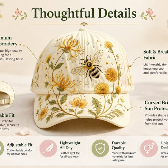 🔥Last day – 50% off 🌸🌿 Garden Morning Cap
