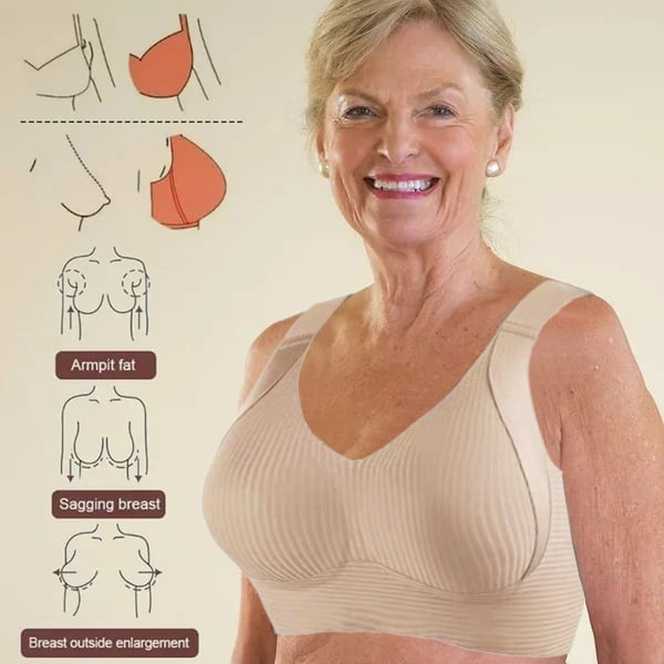 🎁Last day: Buy 1 get 3 packs🔥Super-support bra | Wire-free push-up bra👍No more sagging breasts