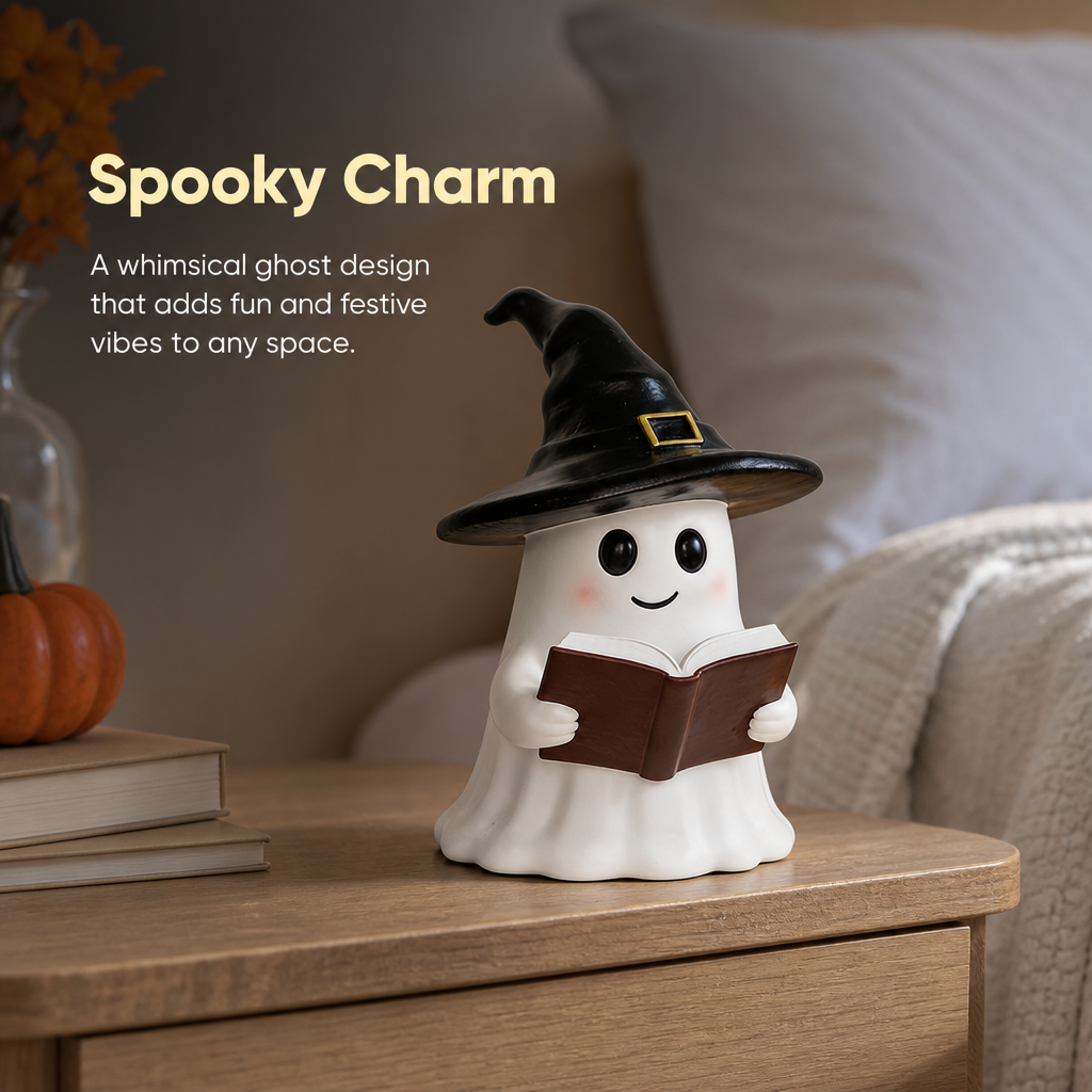 Halloween Ghost Guitar Night Light and Table Decoration