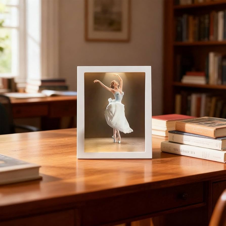 🩰 Elegant Ballet Tissue Box Cover – Turn Everyday Moments into Art