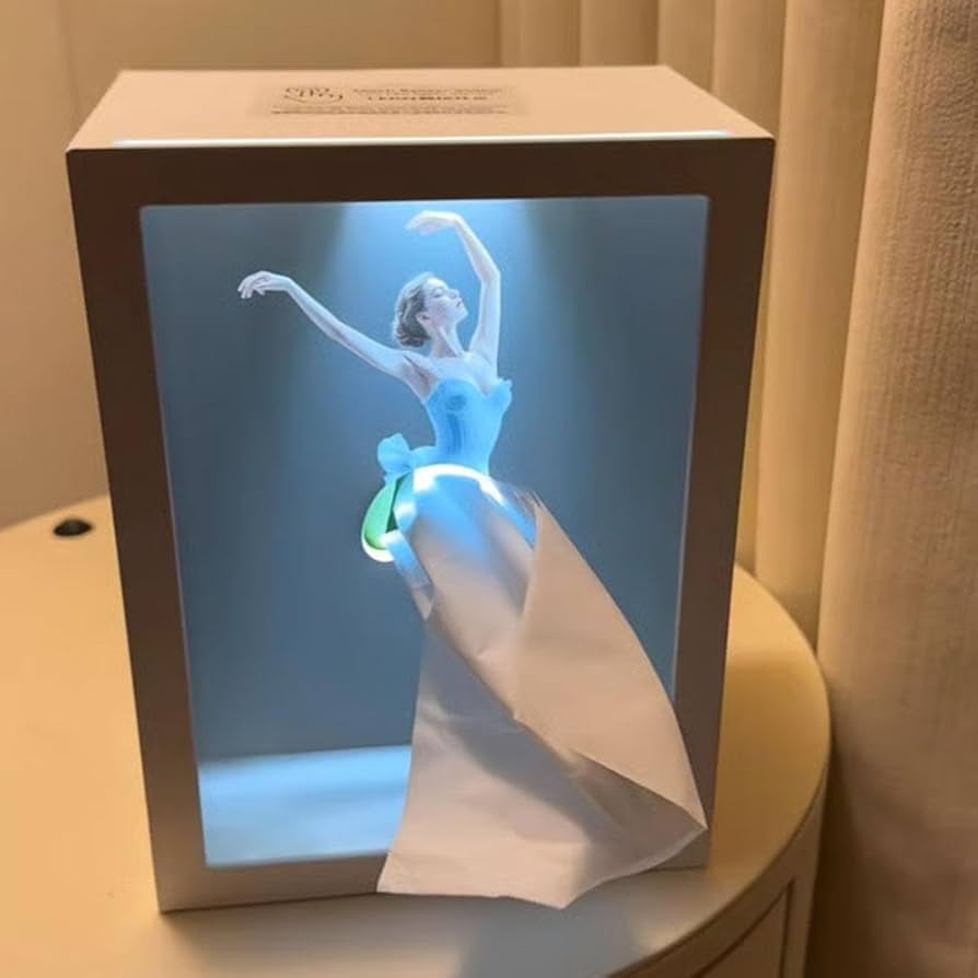 🩰 Elegant Ballet Tissue Box Cover – Turn Everyday Moments into Art