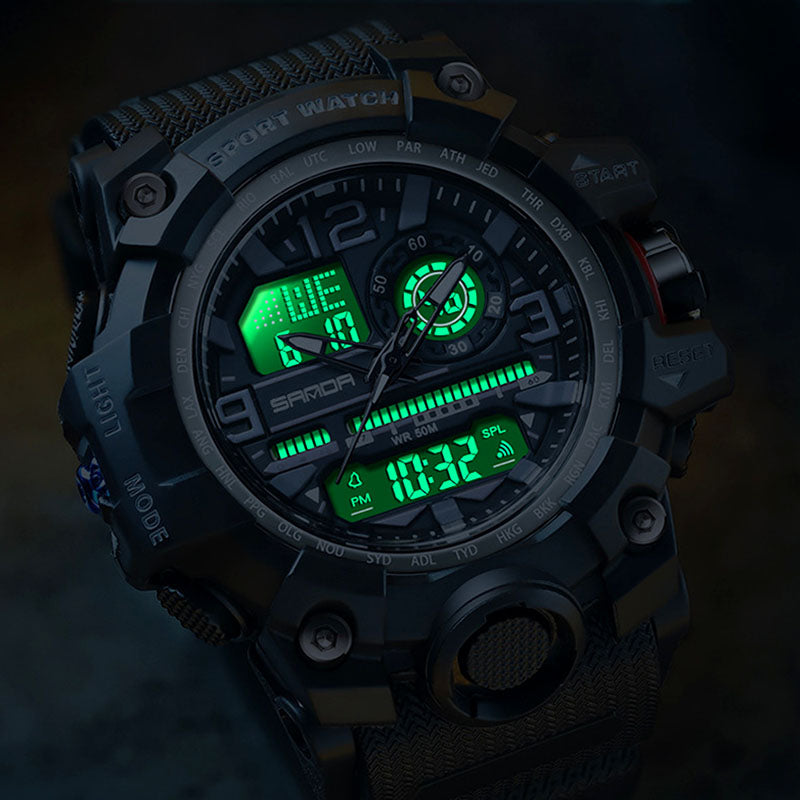 ⌚ Men's Fashion Multifunctional Waterproof Luminous Watch💦 – 50M, Shockproof, Night Vision 🌃