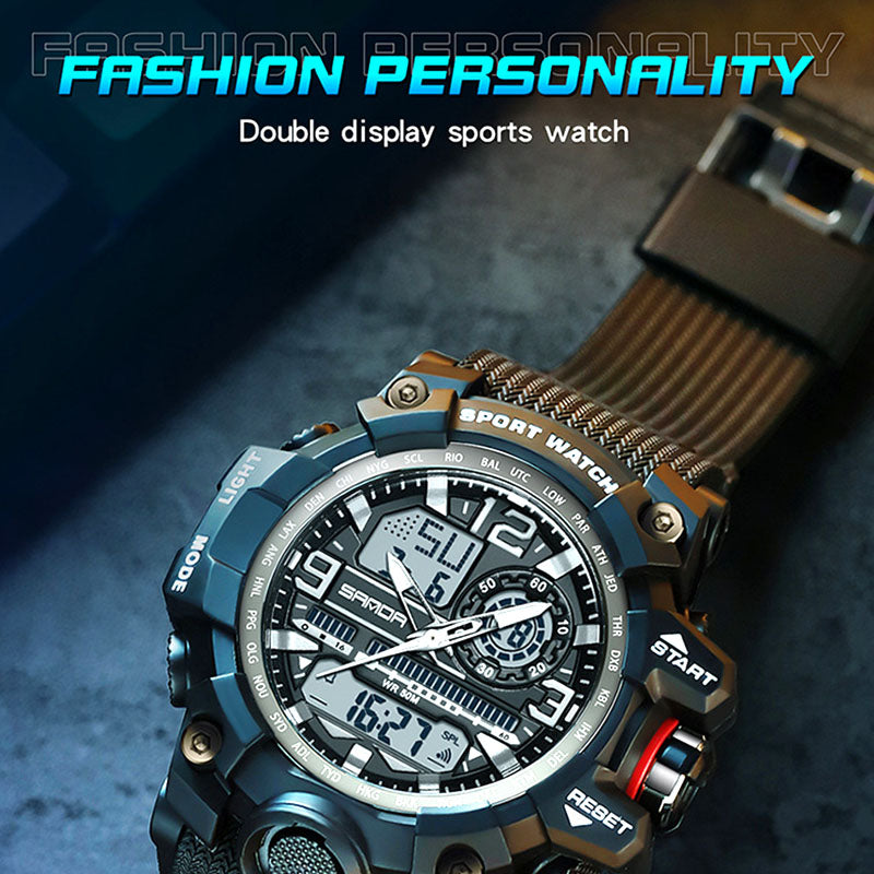 ⌚ Men's Fashion Multifunctional Waterproof Luminous Watch💦 – 50M, Shockproof, Night Vision 🌃