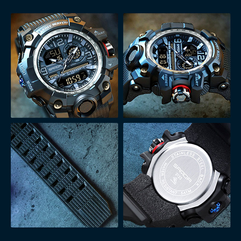 ⌚ Men's Fashion Multifunctional Waterproof Luminous Watch💦 – 50M, Shockproof, Night Vision 🌃