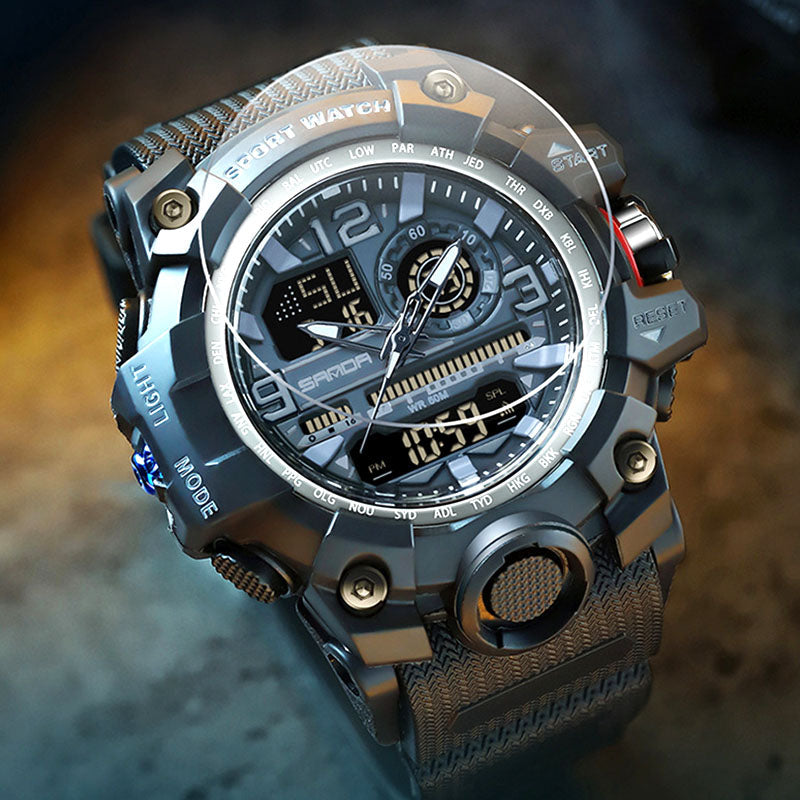 ⌚ Men's Fashion Multifunctional Waterproof Luminous Watch💦 – 50M, Shockproof, Night Vision 🌃