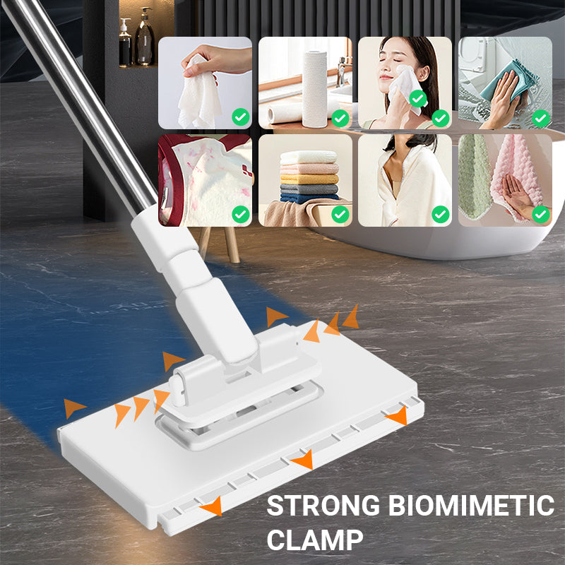 Disposable Dust Mop with 10 Reusable Cloths