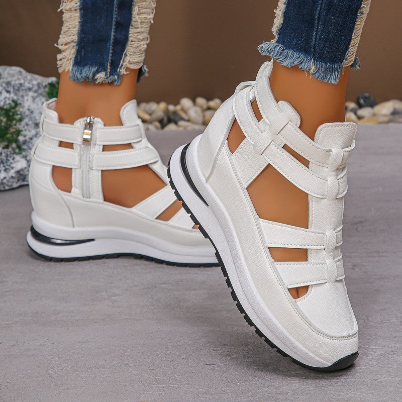 🔥Last day of 50% off – Comfortable, lightweight wedges with a side zipper
