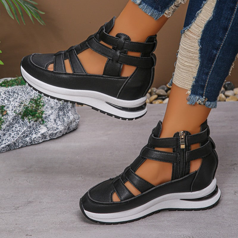 🔥Last day of 50% off – Comfortable, lightweight wedges with a side zipper