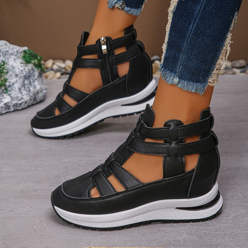 🔥Last day of 50% off – Comfortable, lightweight wedges with a side zipper