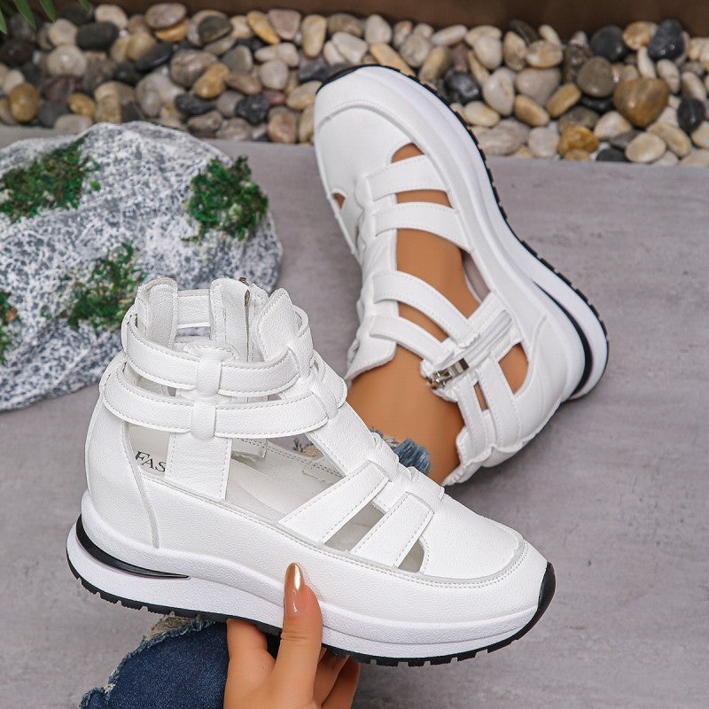🔥Last day of 50% off – Comfortable, lightweight wedges with a side zipper
