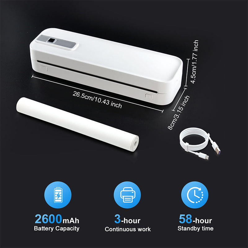 ⌛ Vain 3 päivää jäljellä – 50 % alennus kaikesta! ⏰ Kannettava Bluetooth-lämpötulostin – tulosta missä tahansa!