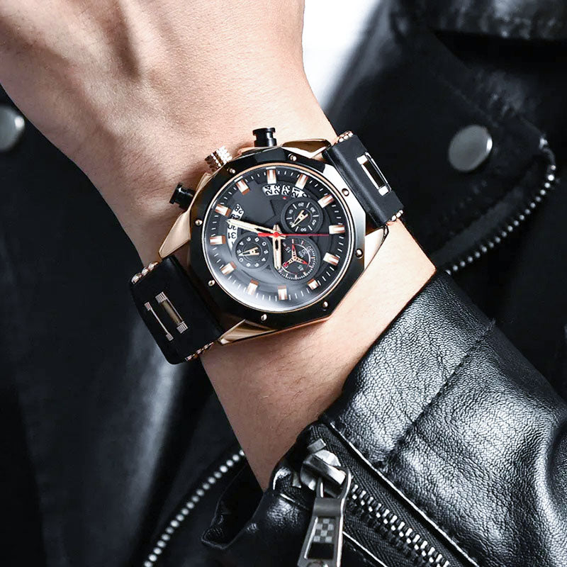 🔥 Kuuma alennusmyynti 🔥Suurikokoinen kalenterikvartsi-yrityskello