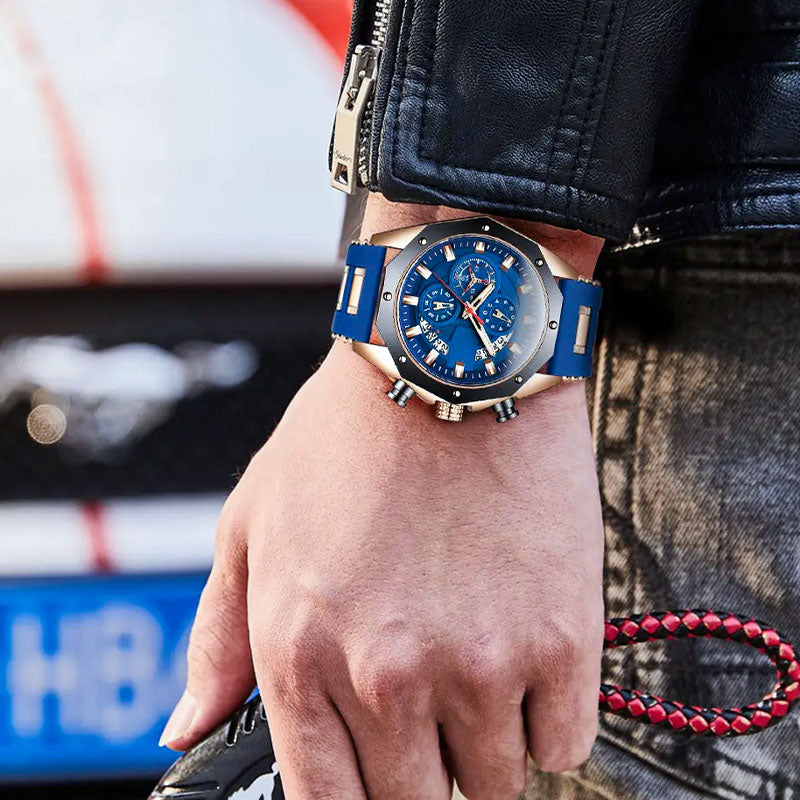 🔥 Kuuma alennusmyynti 🔥Suurikokoinen kalenterikvartsi-yrityskello