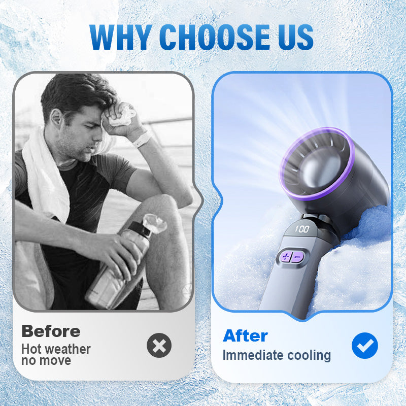 Portable handheld turbo fan