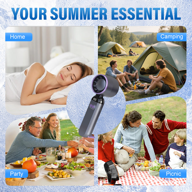 Portable handheld turbo fan