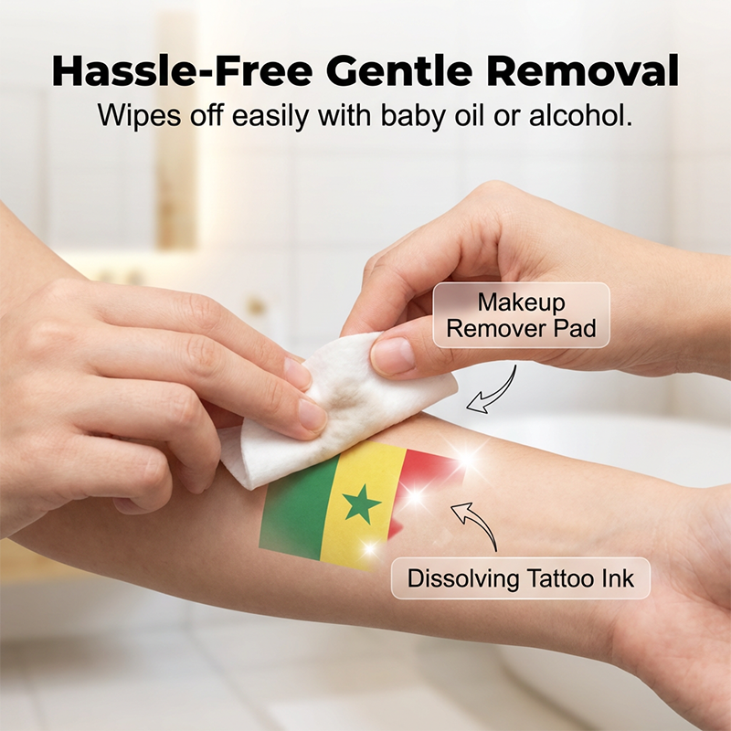✨⚽ 2026 World Cup Flag-themed Temporary Tattoos | Waterproof temporary tattoos designed specifically for football | A refreshing alternative to make-up