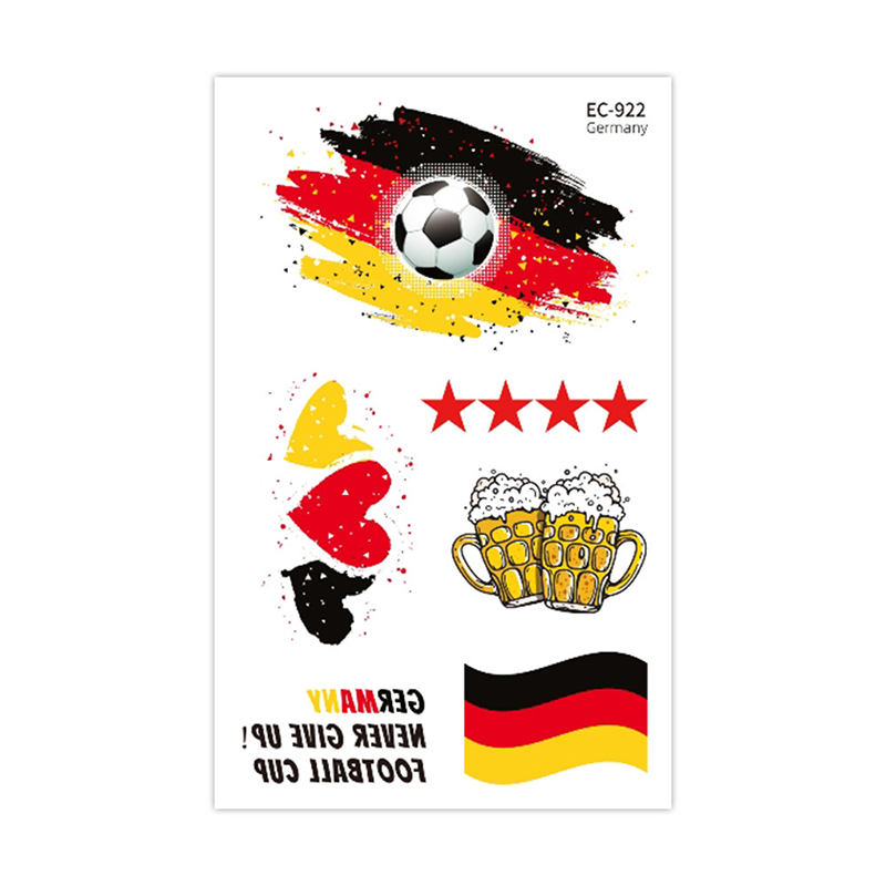 ✨⚽ 2026 World Cup Flag-themed Temporary Tattoos | Waterproof temporary tattoos designed specifically for football | A refreshing alternative to make-up
