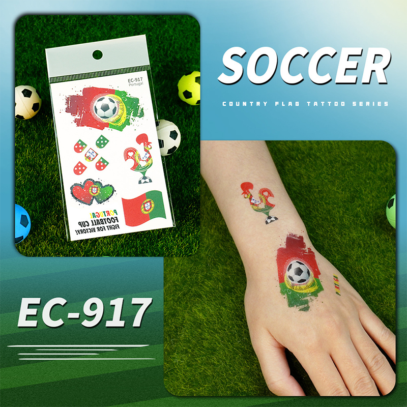 ✨⚽ 2026 World Cup Flag-themed Temporary Tattoos | Waterproof temporary tattoos designed specifically for football | A refreshing alternative to make-up