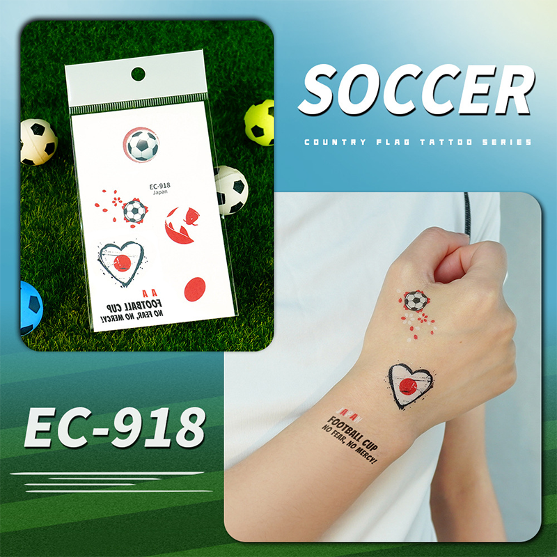 ✨⚽ 2026 World Cup Flag-themed Temporary Tattoos | Waterproof temporary tattoos designed specifically for football | A refreshing alternative to make-up