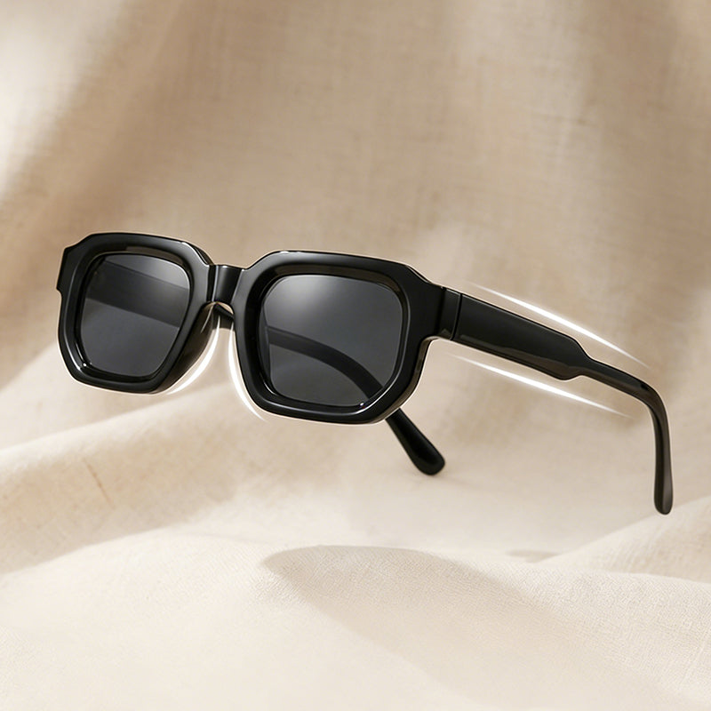 New retro-style minimalist square-frame sunglasse