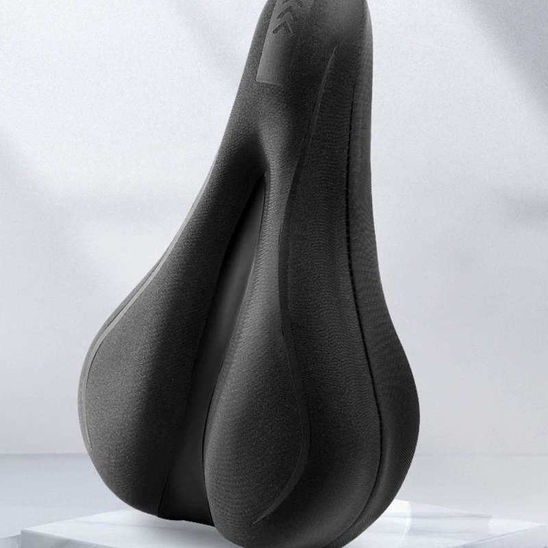 Highly elastic silicone bicycle seat cove