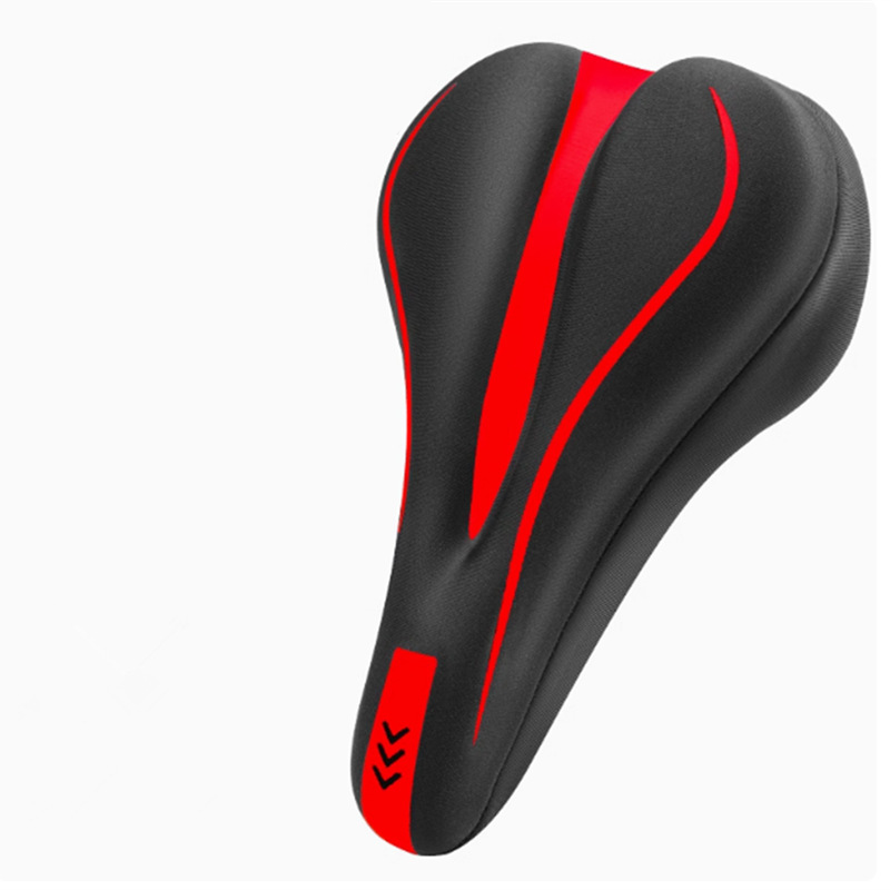 Highly elastic silicone bicycle seat cove
