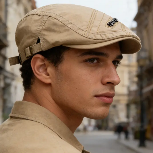 Classic flat cap for all seasons—breathable, comfortable, and timeless—perfect for leisure and everyday wear